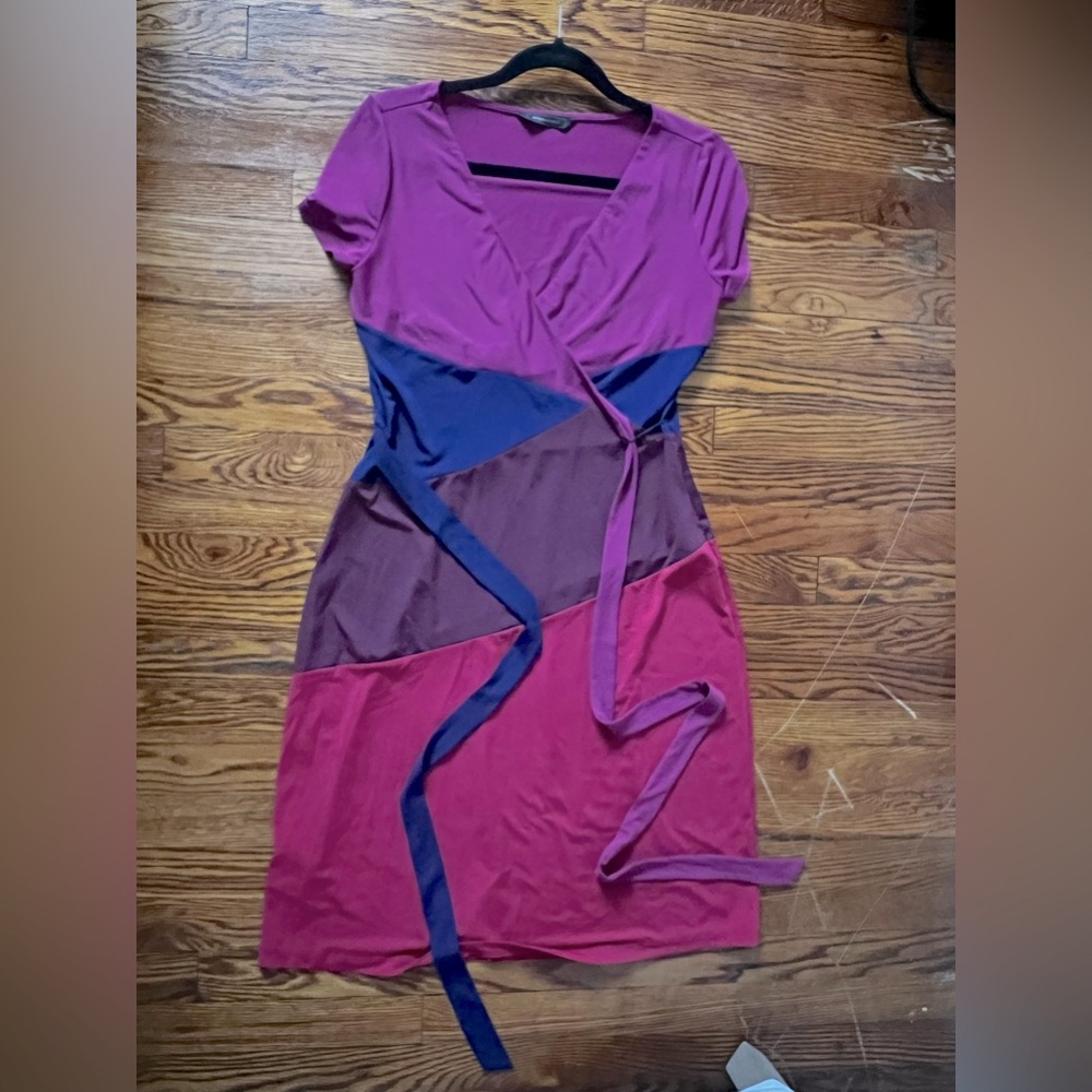 BCBG Generation Sz4 Faux Wrap Dress